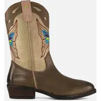 Develab Cowboylaarzen groen Leer Maat 40