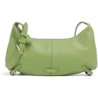 Coccinelle Leather Shoulder Bag In Light Green Maat: OS | Schoudertassen Outlet | Dames | Groen