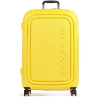 Mandarina Duck Logoduck + 4 wielen Trolley L 75 cm geel