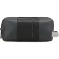 Piquadro Urban Toilettas Leder 23 cm grijs