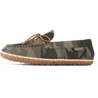 Minnetonka Mocassins 'Taft' bruin / groen