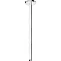 Hotbath Mate M453 plafondbuis rond 30cm geborsteld zwart PVD