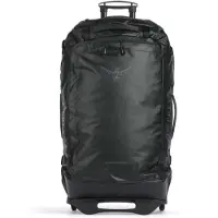 Osprey Rolling Transporter 90 raven black-blackreistas met wielen