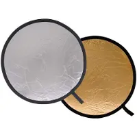 Lastolite Collapsible Reflector 1.2m Silver/Gold