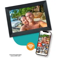 Pora&co Digital Photo Frame 10 inch Black