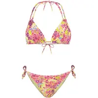 Shiwi Bikini 'Liz' lichtblauw / lichtgeel / rosa