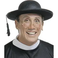 Widmann Priester hoed zwart vilt