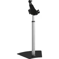 InLine tablet vloerstandaard met diefstalbeveiliging / zwart/grijs