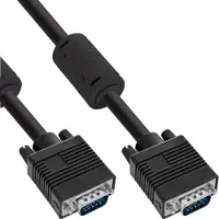 InLine 17713B 15m VGA (D-Sub) VGA (D-Sub) Zwart VGA kabel