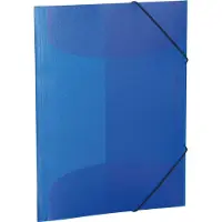 Herma 19507 map Polypropyleen (PP) Blauw, Doorschijnend A4