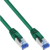 InLine 76815G, 15 meter, Cat6a, S/FTP (S-STP), RJ-45, RJ-45, groen