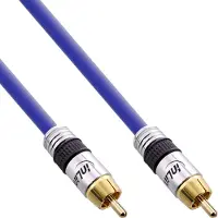 InLine Cinch kabel AUDIO, PREMIUM, 1x Cinch male / male, 20 m