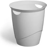 Durable Prullenbak ECO 16L rond, Vuilnisbak, Grijs
