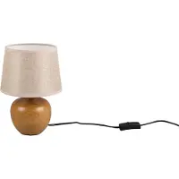 RL LIVE YOUR LIGHT REALITY LUXOR - Tafellamp - Hout element - excl. 1x E14 28 W - Snoerschakelaar