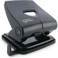 Rapesco Germ-Savvy 2 Gaten Perforator Metaal 30 Vellen 827-P Zwart