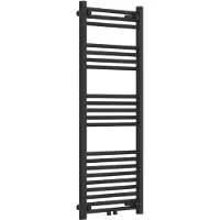 Neu.haus Handdoekradiator 'Voss' met 21 stangen, staal, 120 x 50 cm, zwart