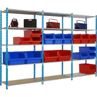 MANORGA Universele legbordstelling, basissectie, 5 roosterborden, draagvermogen 170 kg, B 1000 x H 2000 x D 300 mm