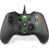 Freaks and Geeks Bedrade Controller - Ergonomische Triggers - Vibratie - Turbo Functie - Zwart - PC