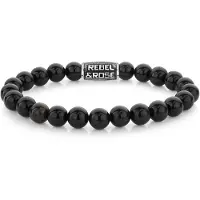 Rebel & Rose Armband - Staal/Beads |