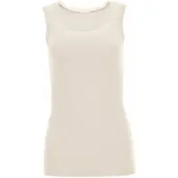 Oroblu Perfect Line - Tank Top - Micro-modal met tule - Ivoor - Maat L