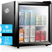 Equivera Mini Fridge for Drinks - Kleine Koelkast - Mini Koelkasten - Minibar - Mini Fridge - Mini Koelkast - Mini Koelkastje - Must have voor in Huis!