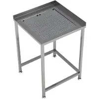 CombiSteel Werktafel Hoek Met GeÏntegreerde Lekbak 650x650