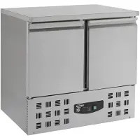 CombiSteel Koelwerkbank Combisteel, RVS, 2 deuren, 2x1/1GN, 90(b)x87(h)x70(d), 230V/340W