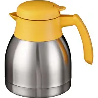 Bravilor Thermoskan dubbelwandig 1 liter RVS geel