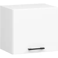 Akord Oliwia Witte Hangkast W40OK - 1-Deur Mat Wandkast, 40x29x30 cm, ABS Afwerking, Laminaat, Zelfmontage