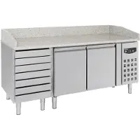 CombiSteel Pizzawerkbank 2 Drs 7 Laden -