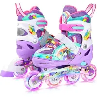 Equivera Rolschaatsen Meisjes - Skeelers Meisjes - Rolschaatsen Kinderen - Cadeautip voor uw kind!