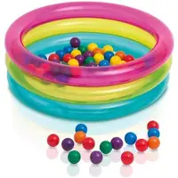 Super Merchant Baby Ballenbad Roze/geel/blauw