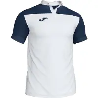 Joma Crew III Polo Heren - Wit / Marine | Maat: M