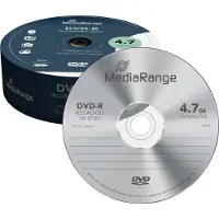 MediaRange DVD-R 4.7GB|120min 16x speed | 25 stuks