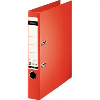 Leitz massief karton-ordner, 180 graden, DIN A4, 50 mm, lichtrood