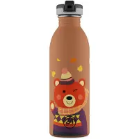 24Bottles Drinkfles 'Urban 500 ml' bruin / geel / donkerlila / rood