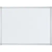 Franken Whiteboard X-tra!Line, wandmontage in staand en liggend formaat, frame van wit gelakt staal en aluminium, magnetisch, opbergbak, B 2000 x H 1000 mm