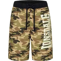 Lonsdale Boardshorts beige / lichtbruin / groen / zwart / wit