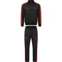 TAPOUT Joggingpak 'Punkass Track' rood / zwart