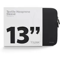 Trunk Zwartile MacBook 13 Inch Sleeve Zwart