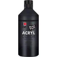 Marabu 12010075073 acrielverf 500 ml Zwart Koker
