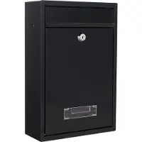 Rottner Brievenbus Lukas - 32x21,5x9cm - Antraciet