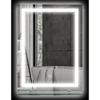 4Goodz Badkamerspiegel 50x70 cm met touch verlichting en planchet