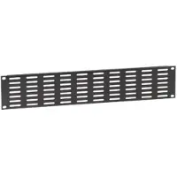 Adam hall 19 U Shaped Ventilation Panel With Horizontal Slots 2U