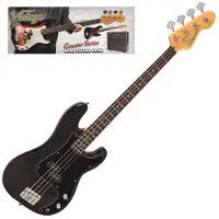 Vintage V40 Coaster Pack Gloss Black Elektrische basgitaar
