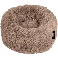 District 70 FUZZ Donut Hondenmand – Mocca - Small Ø 45 cm