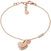 Emporio Armani Armband rose-goud / transparant