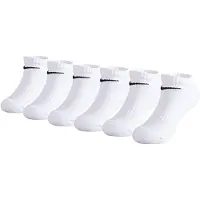 Nike Dri-FIT Performance Basics Enkelsokken 6-Pack Kleuters Wit Zwart