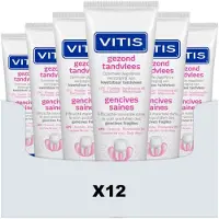 Vitis 12x Tandpasta Gezond Tandvlees 75 ml
