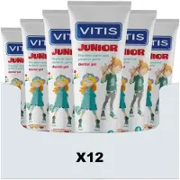 Vitis 12x Tandgel Junior 75 ml